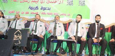 فرقة "أبو شعر" السورية تحيي احتفالية المولد النبوي في بني سويف