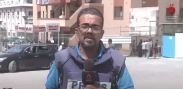 بشير جبر مراسل القاهرة الإخبارية من خان يونس