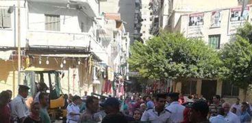 حي شرق الإسكندرية يشن حملة لرفع تعديات الطريق العام
