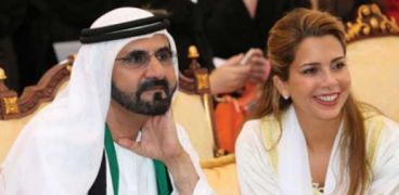 الأميرة هيا بنت الحسين وزوجها محمد بن راشد آل مكتوم