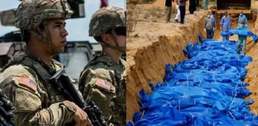 المقابر الجماعية في غزة وجنود أمريكيون