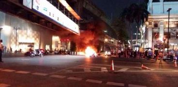 انفجار قنبلة في بانكوك
