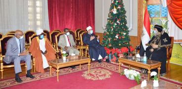 وزير الأوقاف ونظيره السوداني يهنئان  البابا بأعياد الميلاد