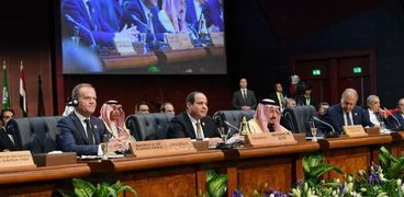 الرئيس عبد الفتاح السيسي خلال القمة العربية الأوروبية