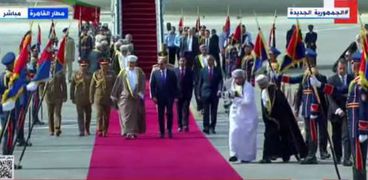 الرئيس عبدالفتاح السيسي وسلطان عمان