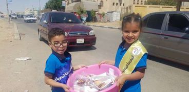 طلاب المدرسة المصرية اليابانية بالسويس ينظمون مبادرة "إفطار صائم"