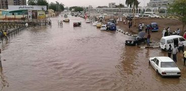 فيضان نهر النيل فى الاراضي السودانية