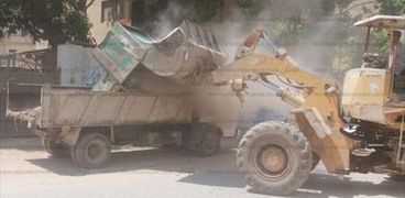 صور حملات نظافة في شارع باغوص بمدينة الفيوم
