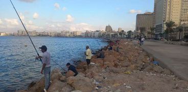 صيد السمك في الإسكندرية