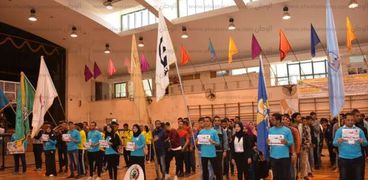 إنطلاق مهرجانين لذوى الاحتياجات الخاصة والأسر الطلابية بجامعة أسيوط