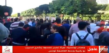 انتحارية تفجر نفسها في شارع الحبيب بورقيبة في تونس