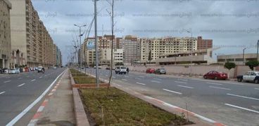 اعمال التطوير بشارع الجيش فى طنطا