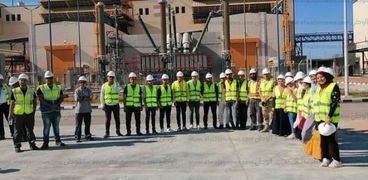 طلاب هندسة كفر الشيخ يطلعون على تكنولوجيا محطة كهرباء البرلس   