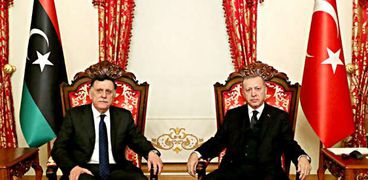 الرئيس التركي رجب طيب أردوغان و فايز السراج