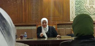 الدكتورة وفاء عبد السلام خلال دورة مبادرة سكن ومودة