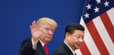 الرئيس الصينني والأمريكي دونالد ترامب