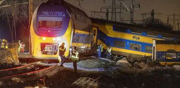 حادث خروج قطار عن مساره في هولندا