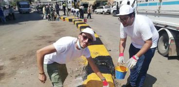 شباب 2030 ينظفون شوارع إمبابة