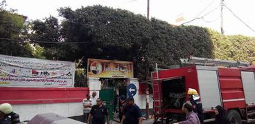 إندلاع حريق داخل مدرسة إعدادية شرق الإسكندرية