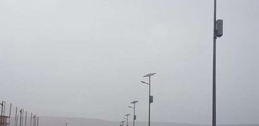 أمطار غزيرة بمدينة السلوم