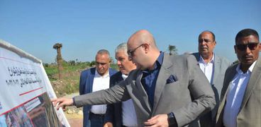 افتتاح الطريق الدائري الجديد وكوبري السلطاني في مركز سمسطا ببني سويف