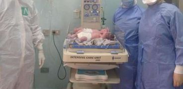 نجاح ولادة قيصرية لسيدة مصابة بكورونا في الإسكندرية حامل فى توأم