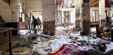 جانب من أحداث تفجيرات سابقة بسريلانكا