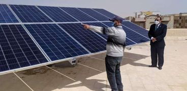تركيب محطة توليد كهرباء بالطاقة الشمسية في جامعة بني سويف التكنولوجية