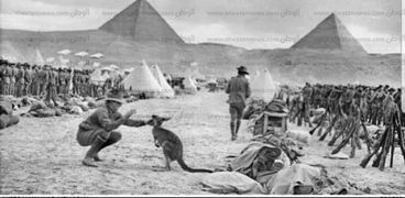 جنود أستراليين في مصر أثناء الحرب العالمية الثانية
