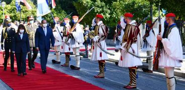 جانب من زيارة الرئيس السيسي لليونان