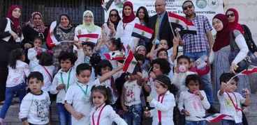 بالصور. جامعة قناة السويس تستقبل أطفال مكتبة مصر العامة .