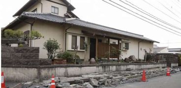 آثار زلزال اليابان