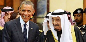 الملك سلمان والرئيس الأمريكي أوباما