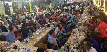 حفل افطار جماعي بمدينة "شيخ العرب": "طنطا على ترابيزة فطار واحدة"