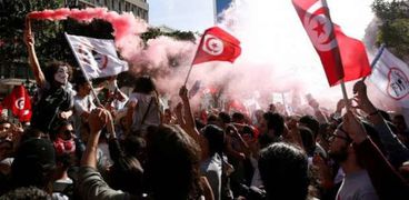 مظاهرات فى تونس