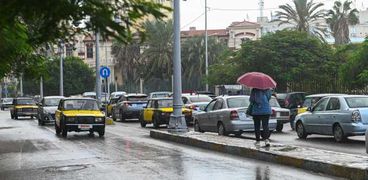 أمطار الإسكندرية - أرشيفية