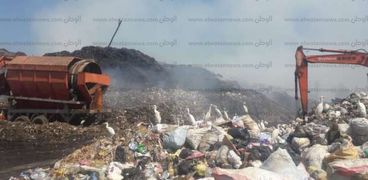 محافظ الغربية يوجه بتشكيل لجنة لمعاينه حريق مصنع تدوير القمامة بالمحلة