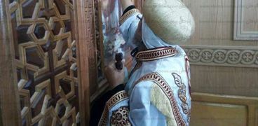 بالصور| الأنبا مرقس يدشن كنيسة مار مرقس الرسول في مسطرد
