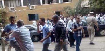 اشتباكات بين الأمن وطلاب الثانوي في المنيا
