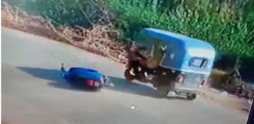 جانب من فيديو الحادث