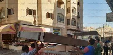 رفع 231 حالة إشغال بدمنهور وإزالة مغاسل مخالفة فى أبوحمص