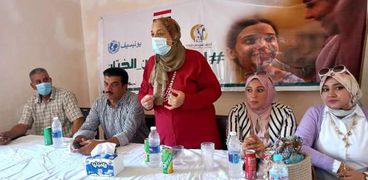 حملة توعوية لقومي المراة بكفر الشيخ