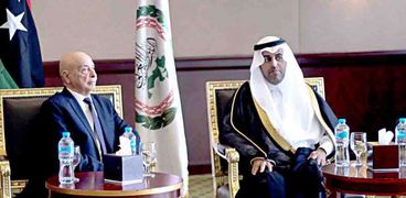 جانب من اجتماع رئيس البرلمان العربي والليبي