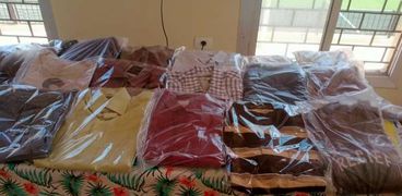 توزيع ملابس في المنيا