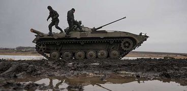 إحدى الآليات العسكرية لـ الجيش الأوكراني