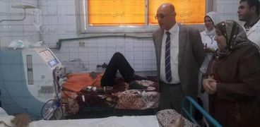 مدير الشئون الوقائية ب"صحة البحيرة" يتفقد الخدمة بمستشفى حميات دمنهور