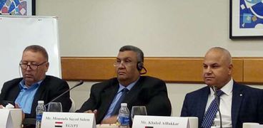 النائب مصطفى سالم خلال المؤتمر