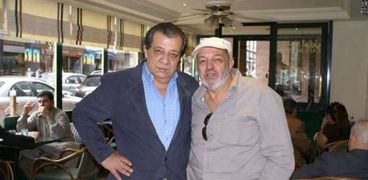 السيناريست فايز غالي مع المخرج محمد خان