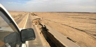 طريق الشيخ فضل برأس غارب غير مطابق للمواصفات وسبب كارثة السيول