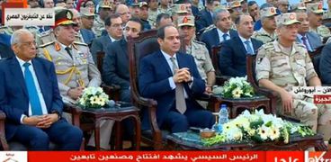 الرئيس السيسى يشهد افتتاح مصعنين بشركة النصر للصناعات الكيماوية